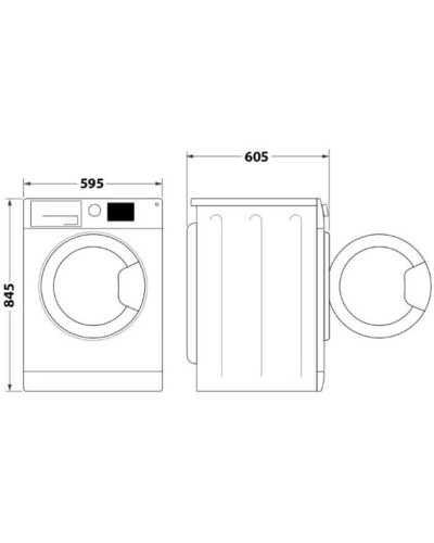 Пральна машина WHIRLPOOL FFB 10469 BVUA Пральна машина WHIRLPOOL FFB 10469 BVUA