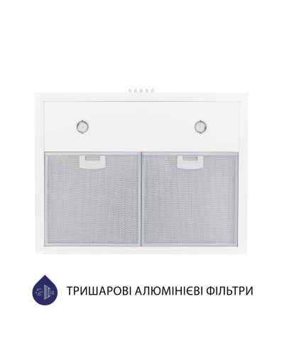 Витяжка MINOLA HK 6412 WH 850 LED Витяжка MINOLA HK 6412 WH 850 LED