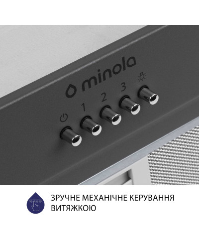 Витяжка MINOLA HBI 5202 GR 700 LED
