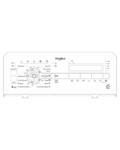 Пральна машина WHIRLPOOL TDLR 6040 SEU/N