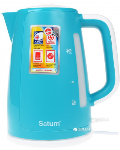 Електрочайник SATURN ST-EK8435U Turquoise
